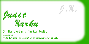 judit marku business card